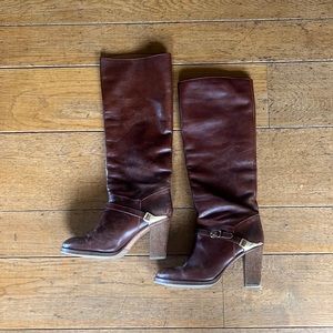 APC riding boots size 7.5 (EU 38) saddle brown